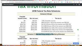 Ch2 Connect Problems P2 amp Tax Return Calc Tax with Table vs Schedule Update Return [upl. by Anastassia433]