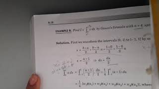 Gauss quadrature formula  ch 8 lecture 4 [upl. by Ydneh]