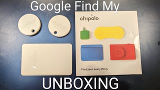 Google Find My Chipolo One Point Unboxing tracker google [upl. by Fabrin]