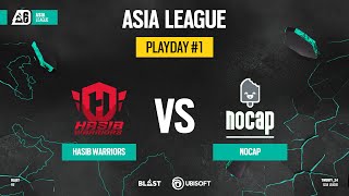 HASIB WARRIORS vs NOCAP  ASIA League Stage 2  Day 1  2024 [upl. by Ainig658]