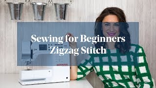 How To Zigzag Stitch Sewing for Beginners [upl. by Batholomew17]