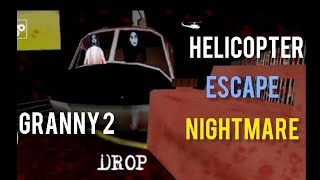 Helicopter Escape l Granny chapter Two l Full Gameplay [upl. by Eibbil]