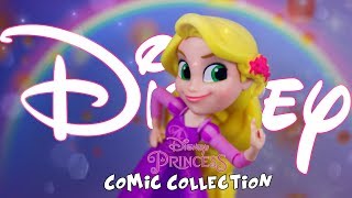 Disney Princess Poseable Comic Collection  Rapunzel  Belle  Jasmine  Pocahontas [upl. by Acirtal]