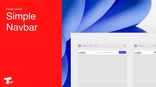 Framer Tutorial Simple Navbar Fully Responsive and Working on the Same Page [upl. by Ocirderf]