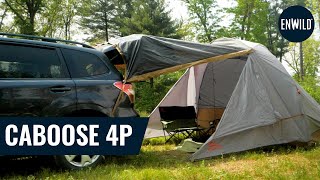 Kelty Caboose 4P Camping Tent Review [upl. by Lemal589]