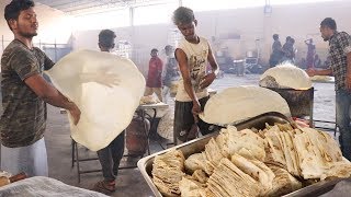 Amazing King of Rumali Roti In Hyderabad  Biggest Rumali Roti Making  Indian Street Food [upl. by Louie]