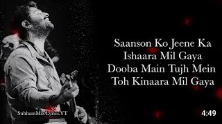 Sanson Ko Lyrics  Arijit Singh Ravi Verma  Hindi Song [upl. by Ennyleuqcaj]