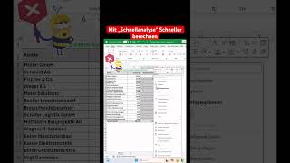 Mit „Schnellanalyse“ schneller berechnen in microsoft excel [upl. by Florence]