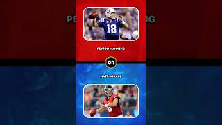 Peyton Manning or Matt Schaub shorts wouldyourather nfl [upl. by Egin601]