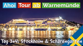 Stockholm amp der Schärengarten  AHOI TOUR von Warnemünde 3 mit AIDAsol  Sommer 2021 [upl. by Lledniuq]