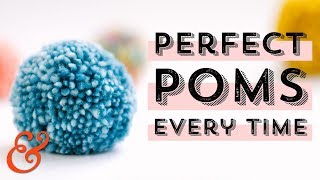 How to Make a PERFECT POM POM Every Time [upl. by O'Donnell825]