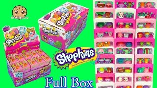 Shopkins Stack Challenge  Full Complete Season 4 Box of 30 Surprise Blind Bags  Cookieswirlc [upl. by Hamil]