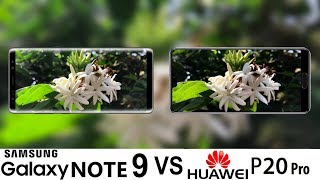 Samsung Galaxy Note 9 Vs Huawei P20 Pro Camera Test [upl. by Joann]