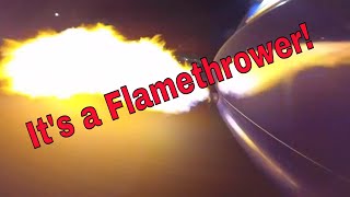 I turned my car into a flamethrower over run flames tune final revision [upl. by Enajyram809]