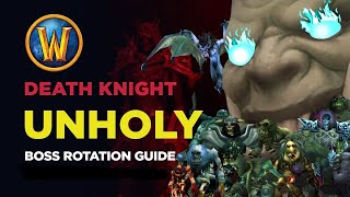 Unholy Death Knight Single Target Boss Rotation Guide The War Within 110 [upl. by Box]