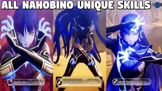 Shin Megami Tensei 5  ALL Nahobino Unique Skills [upl. by Trude]