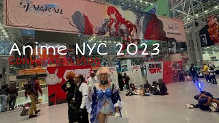 Anime NYC 2023  Cosplay Convention Vlog [upl. by Eelyrehc]