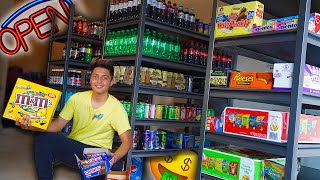 Building A GIANT CANDY Store In Our Garage [upl. by Peadar]