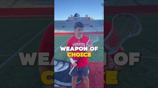 Weapon of Choice for Boston University Lacrosse Player lacrosse [upl. by Ashien]