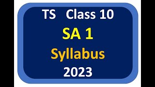 sa1 syllabus for class 10 2023 sa1 syllabus for class 10 sa1 syllabus for class 10 [upl. by Sivad]