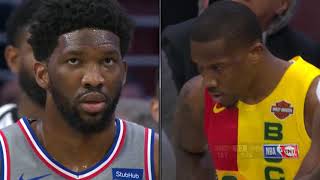 Eric Bledsoe Gets EJECTED After Throwing The Ball At Joel Embiid  Bucks vs 76ers  April 4 2019 [upl. by Cecilla868]