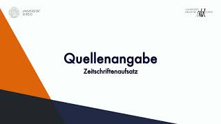 Quellenangaben Zeitschriften [upl. by Cogan373]