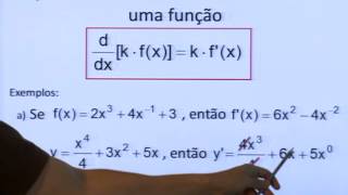 Reforço Cálculo I  REGRAS DE DERIVAÇÃO com o Prof Marcelio Adriano Diogo [upl. by Aisirtap]