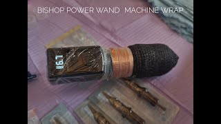 Wrapping Bishop Power Wand Tattoo Machine [upl. by Meldon]