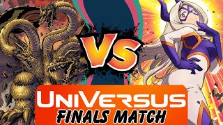 King Ghidorah Emperor of the Cosmos Evil VS Mt Lady II  UniVersus Gameplay [upl. by Swain433]