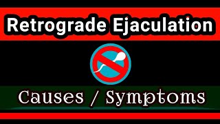 Retrograde Ejaculation  Causes And Symptoms  Viv Care [upl. by Judy]