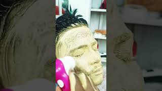 Facial kit 🤪🔥youtubeshorts barbershop facial [upl. by Purse747]