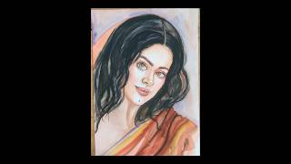 Watercolor portraitartistwatercolorportraitartaquarelleportraitswatercolorportraitaquarell [upl. by Bryanty198]