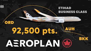 Maximize Air Canada Aeroplan for Etihad Flights to Asia  UAE [upl. by Aitahs]