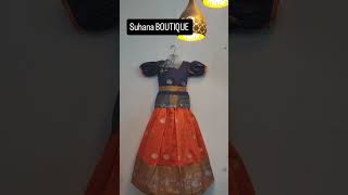 Saree convert into pattu pavadai sattai look so cute traditional wears [upl. by Naoh560]