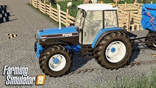 FORD AND THE FARM TRACK  Lets Play Farming Simulator 19  Episode 38 [upl. by Aneras472]