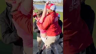 wait for it😭 Air Horn at Pro Golf Tournament FredBeyer prank shorts [upl. by Aelber218]