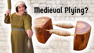 Plying Yarn From Medieval Spindles amp Thoughts on Historical Accuracy [upl. by Ally956]