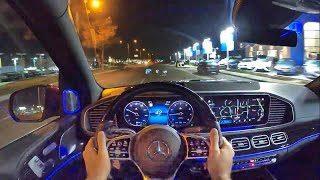 2021 Mercedes Maybach GLS 600 POV Night Drive 3D AudioASMR [upl. by Adnoel991]