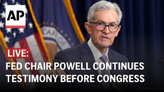 LIVE Federal Reserve Chair Jerome Powell testifies before Congress [upl. by Frech]