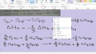 Exercice thermochimie s1 calcul des enthalpies de réaction ΔH par la méthode algébriquepartie11 [upl. by Lindeberg370]