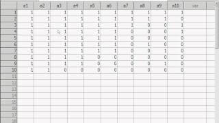 การหาค่าความเชื่อมั่นแบบทดสอบ โดยใช้ KR20 [upl. by Mortie]