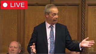 🚨 LIVE Nigel Farage’s FIRST Speech In Parliament As Corbyn MOANS [upl. by Llemar]