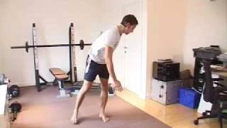 3D stretching of the Hamstring in the Transverse plane [upl. by Nimzzaj]