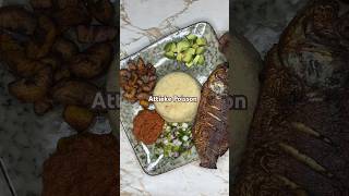 Attieke Poisson shortsvideo westafricanfood easyrecipe ivorianfood attieke ghanafood food [upl. by Atig152]