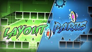 Layout Parts 2  Disaster Dive amp Cabalistic Inception  Geometry Dash [upl. by Yaned]