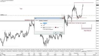 AUDJPY live trade 17032016 [upl. by Otreblaug]