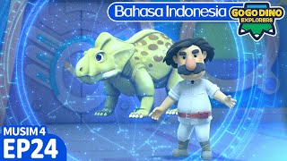 【GOGODINO EXPLORERS II】EP24 Kannemeyeria Yang Kekar  Kartun Anak  Lagu  Indonesia  Musim 4 [upl. by Annauj]