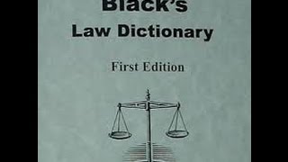 Blacks Law Dictionary Its a TRAP [upl. by Louise]