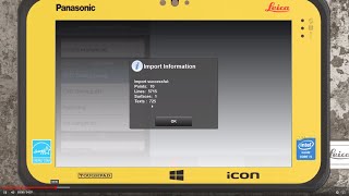 Leica iCON Data Import Export amp Merger [upl. by Ellitnahc]