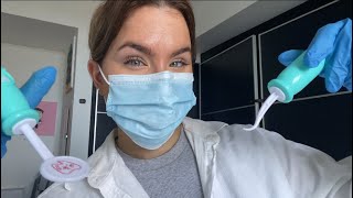 ASMR Dentist Roleplay  Light triggers picking and examining your teeth [upl. by Oneil]